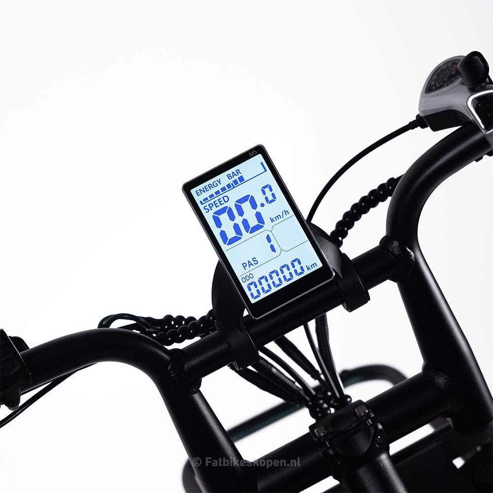 Ouxi H9 - Fatbike - Met Voorrekje - Spacegrijs