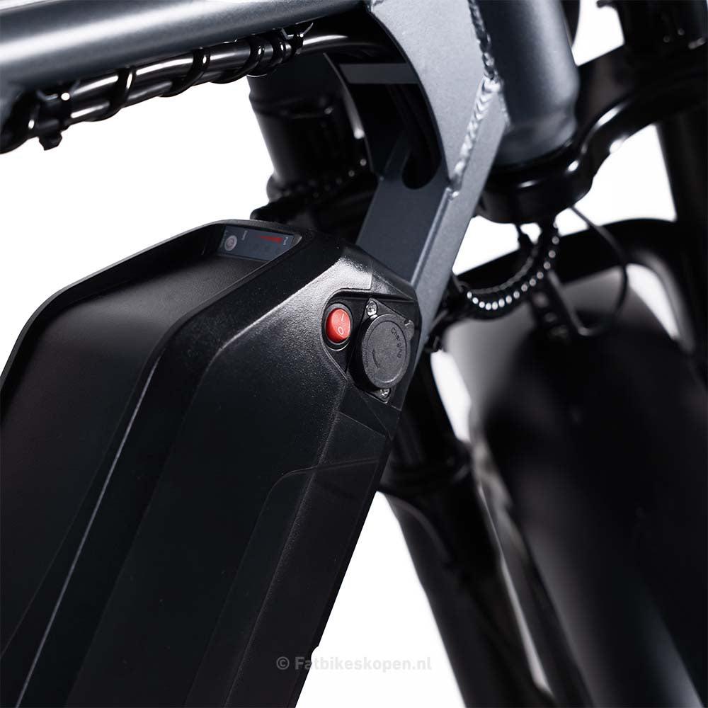 Ouxi H9 - Fatbike - Met Voorrekje - Spacegrijs