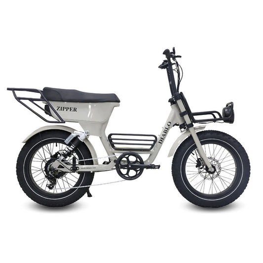 Diablo Zipper - Fatbike - Grijs