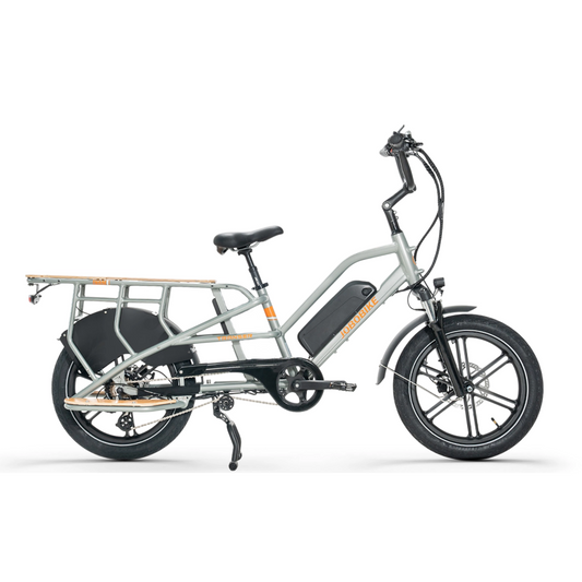 JOBOBIKE Transer - Longtail - Zilvergrijs