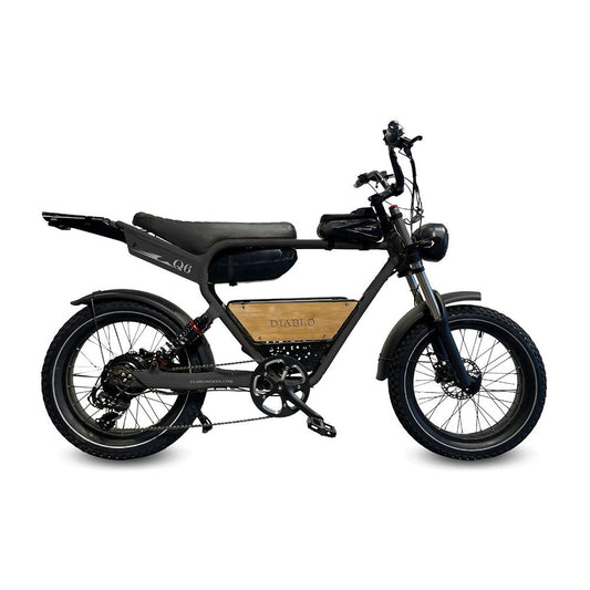 Diablo Q6 - Fatbike - Zwart