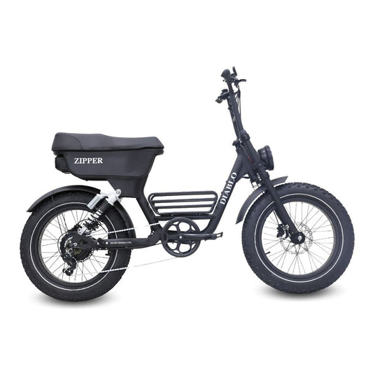 Diablo Zipper - Fatbike - Zwart