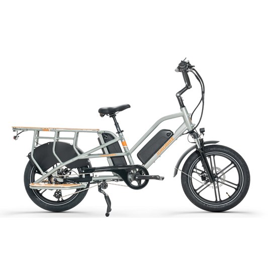 JOBOBIKE Transer - Longtail - Zilvergrijs