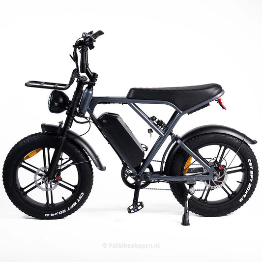 Ouxi H9 - Fatbike - Met Voorrekje - Spacegrijs