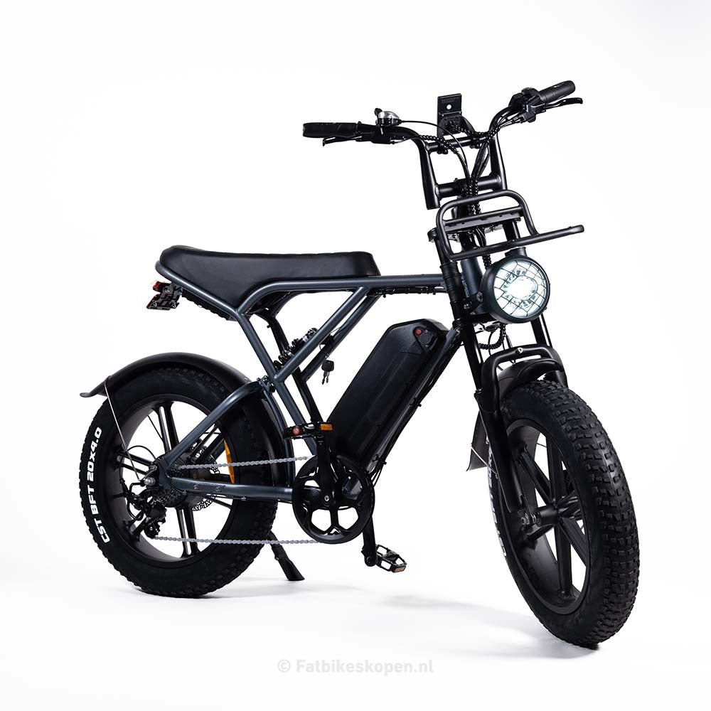 Ouxi H9 - Fatbike - Met Voorrekje - Spacegrijs
