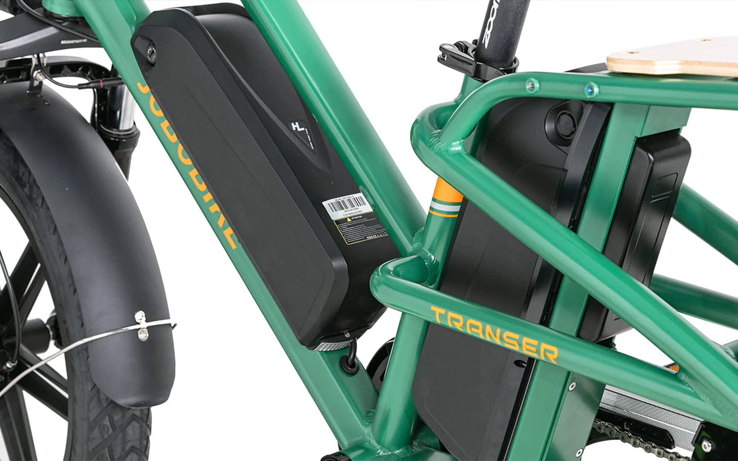 JOBOBIKE Transer - Longtail - Zilvergrijs