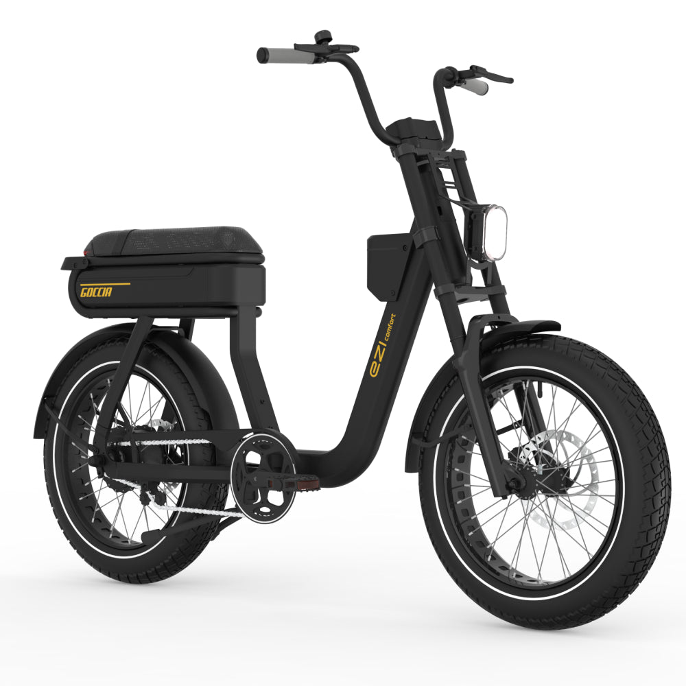 AGM Goccia Comfort - Fatbike - Zwart