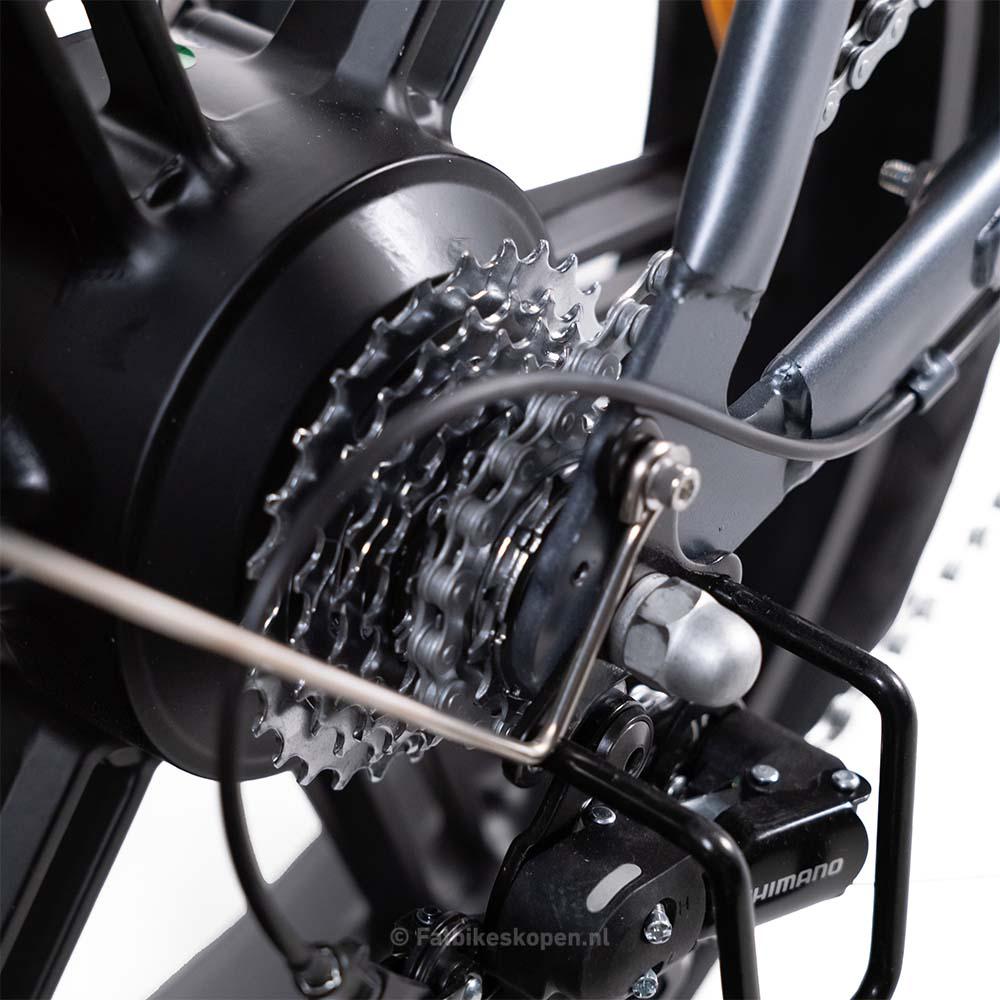 Ouxi H9 - Fatbike - Met Voorrekje - Spacegrijs