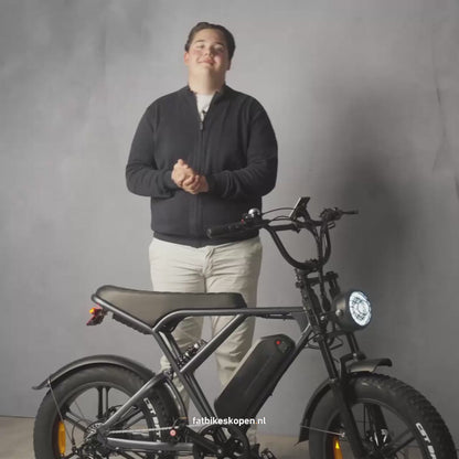 Ouxi H9 - Fatbike - Spacegrijs