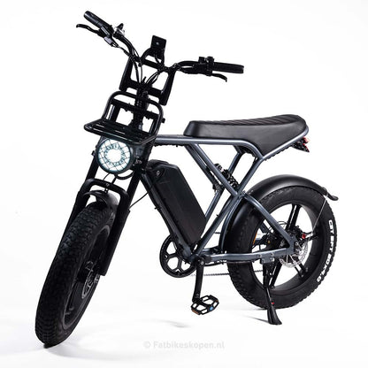 Ouxi H9 - Fatbike - Met Voorrekje - Spacegrijs