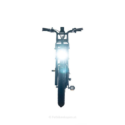 Ouxi H9 - Fatbike - Met Voorrekje - Spacegrijs