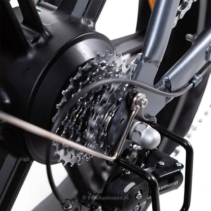 Ouxi H9 - Fatbike - Met Voorrekje - Spacegrijs